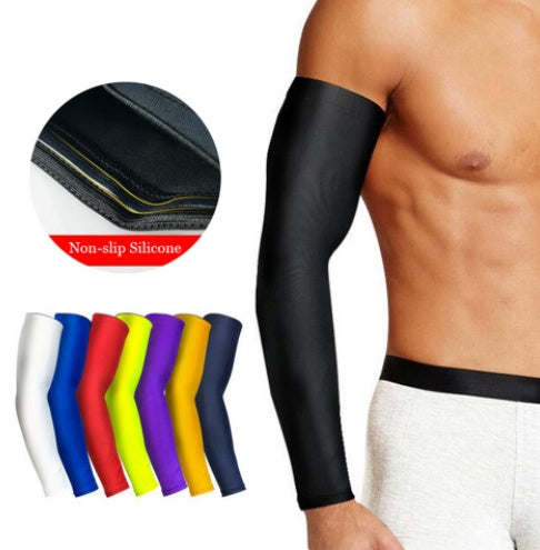 1Pcs Breathable UV Protection Running Arm Sleeves & Fitness Armguards.