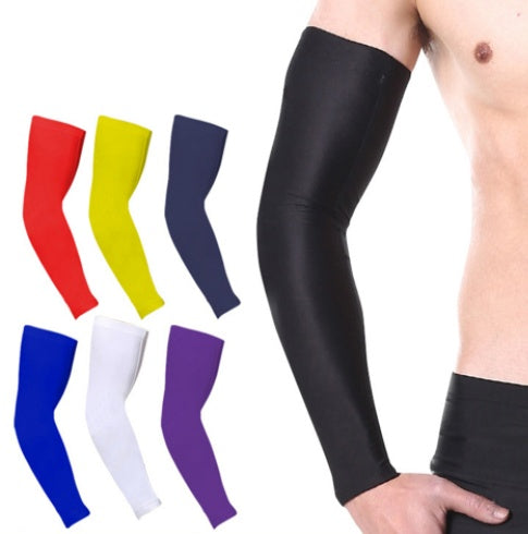 1Pcs Breathable UV Protection Running Arm Sleeves & Fitness Armguards.