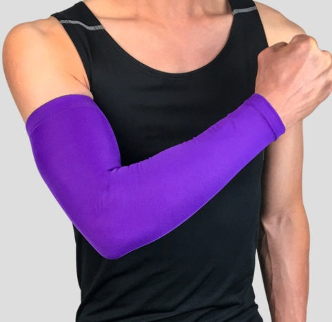 1Pcs Breathable UV Protection Running Arm Sleeves & Fitness Armguards.