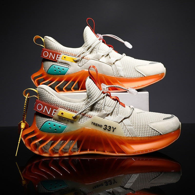 Fluorescent Blade Sneakers Breathable Shoes Training Sport Shoes 