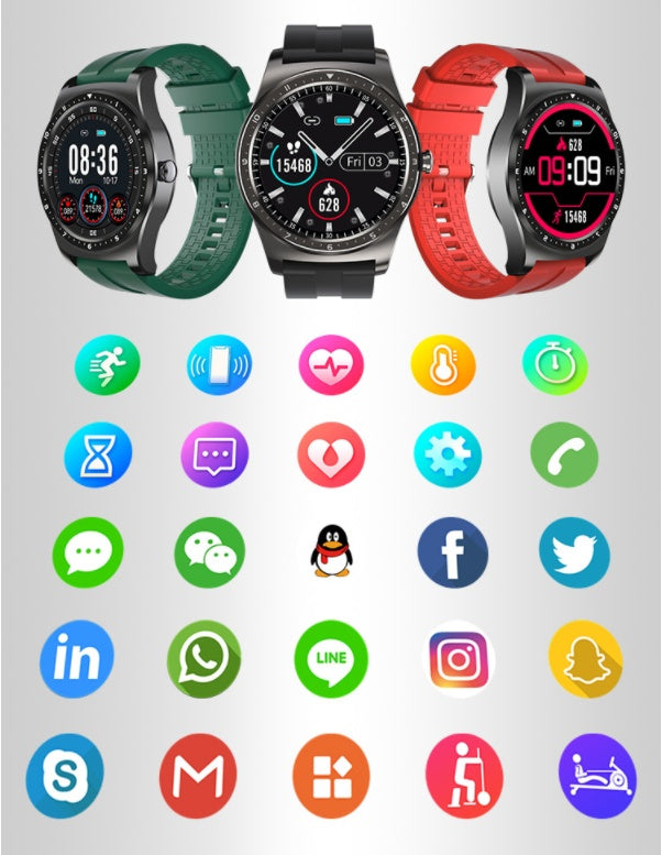 Full Circle Full Touch HeartRate Blood Pressure Sleep Monitoring Cross