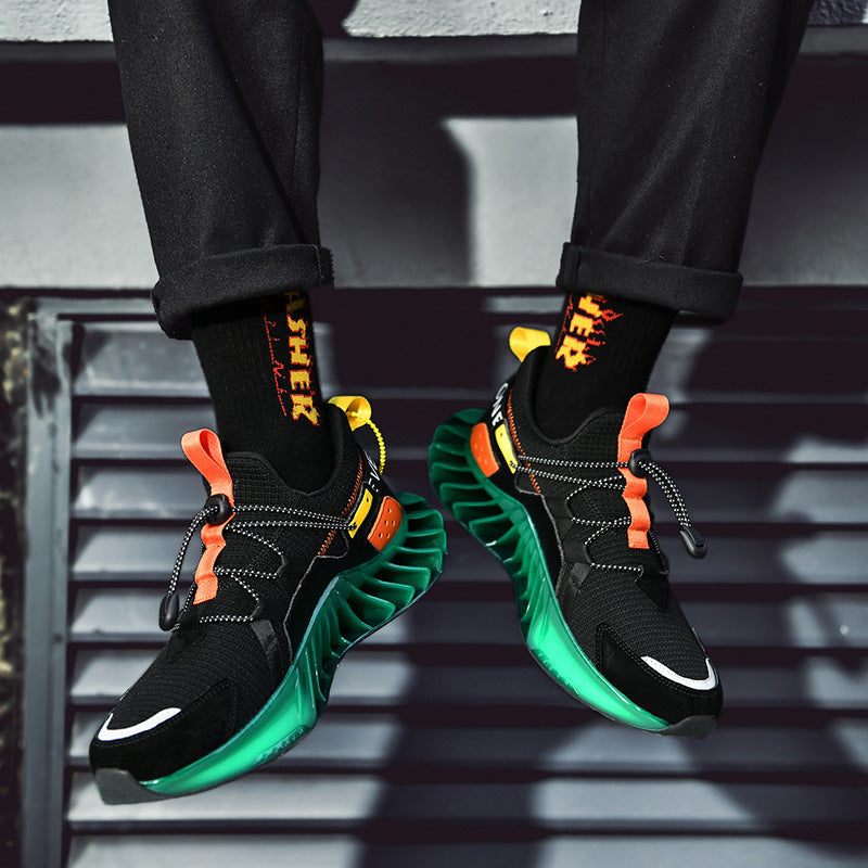 Fluorescent Blade Sneakers Breathable Shoes Training Sport Shoes 