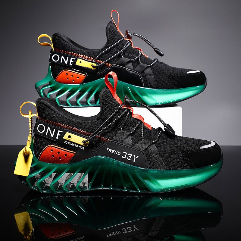 Fluorescent Blade Sneakers Breathable Shoes Training Sport Shoes 