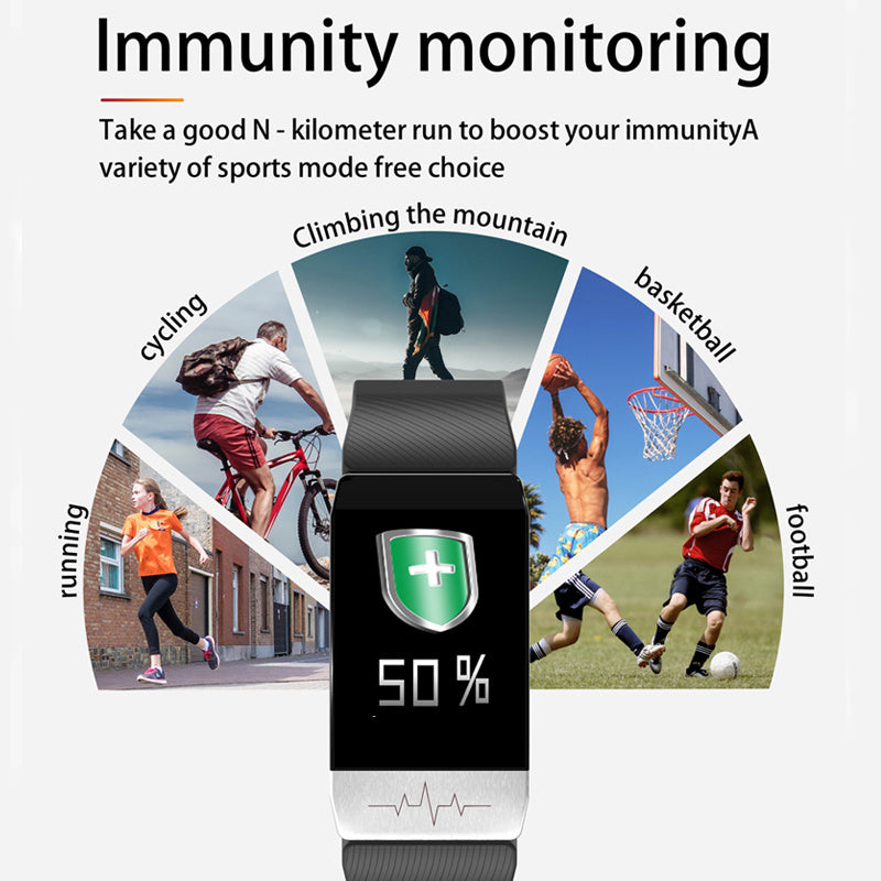 Body Temperature Smart Bracelet Real-Time Monitoring & Health Tracking