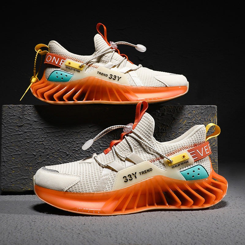 Fluorescent Blade Sneakers Breathable Shoes Training Sport Shoes 