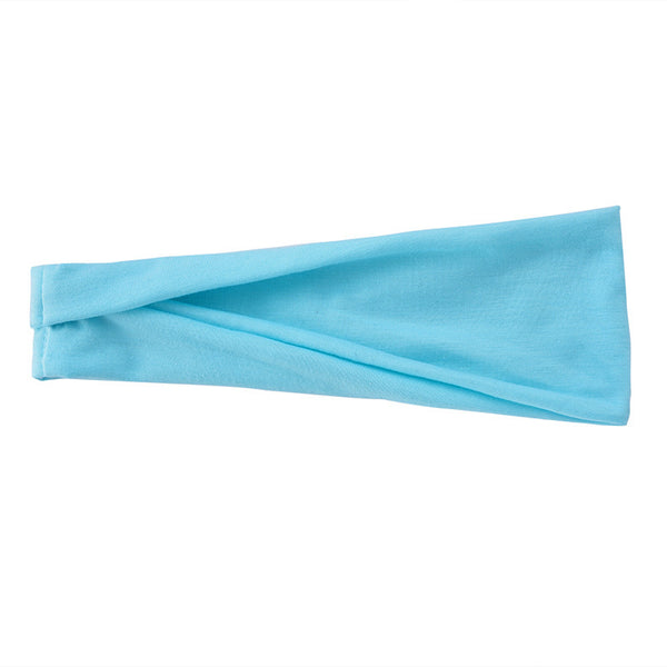 Men's And Women's Fashion Running Fitness Sweatband Elastic Hairband