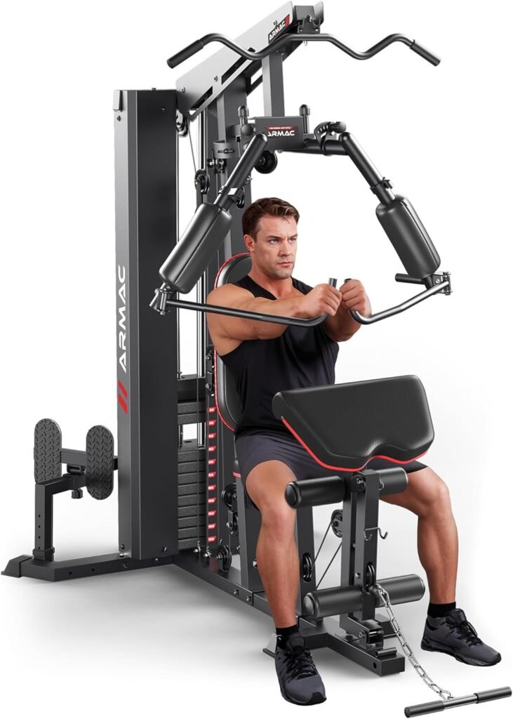Sportsroyals 150-lb Home Gym: Multi-Functional Workout Station