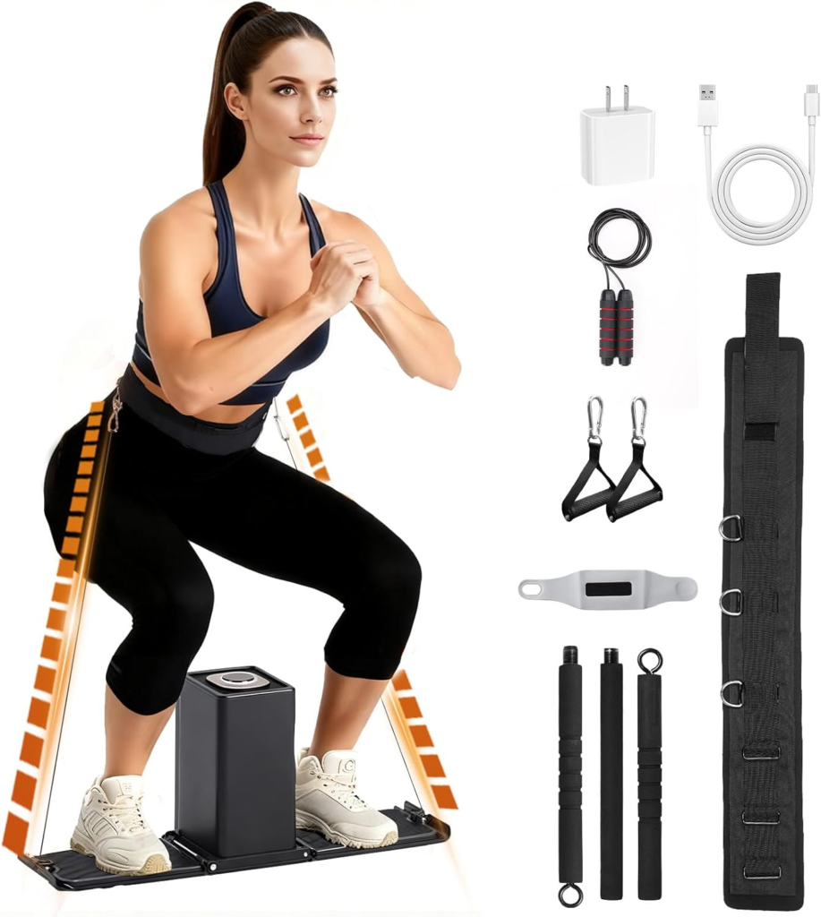 SR3 PRO Foldable Smart Home Gym | Portable Full Body Workout Machine with 180lbs Dynamic Resistance